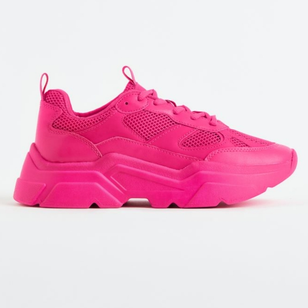 H&M pink sneakers